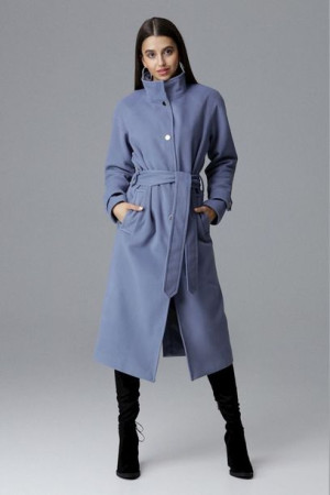 Figl Płaszcz Damski Model M624 Blue L