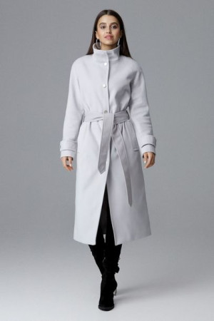 Figl Płaszcz Damski Model M624 Grey XL