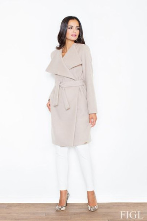 Figl Płaszcz Damski Model M408 Beige S
