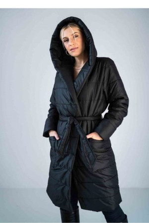 Figl Płaszcz Damski Model M929 Black L/XL