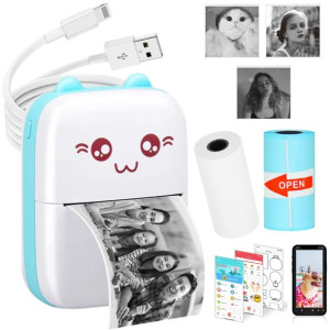 Mini Drukarka Termiczna Dzieci + Gratis Rolki Papier Samoprzylepny Prezent