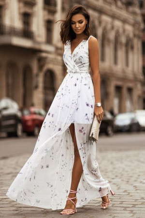 IVON Sukienka Model Dolores 338 White 34