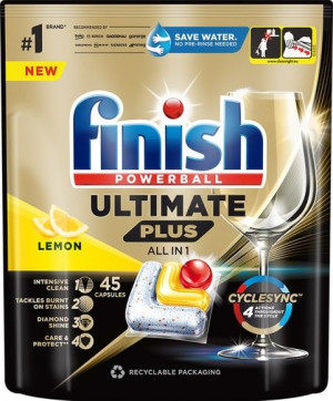 Finish kapsułki Ultimate Plus All-in-1 45szt Lemon