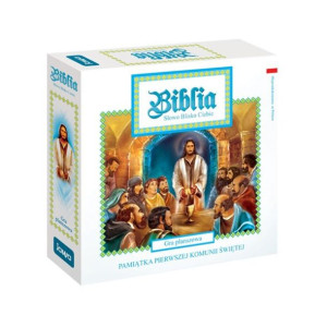 Biblia Pamiątka I Komunii Świętej Gra Planszowa 7+