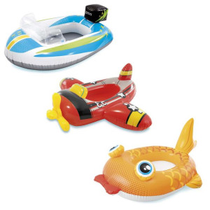 Pontonik dmuchany, kolorowy na plażę INTEX 59380 rybka
