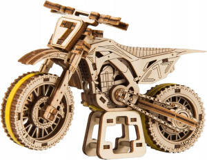 Drewniane Puzzle 3D – MotoCross