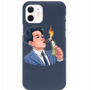 Etui Matowe Granat do IPHONE 12 PRO Seriale Wzory