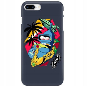 Etui Matowe Granat do IPHONE 8 PLUS Seriale Wzory