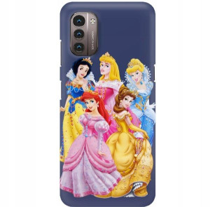Etui Matowe Granat Do NOKIA G11 4G Bajkowe Wzory