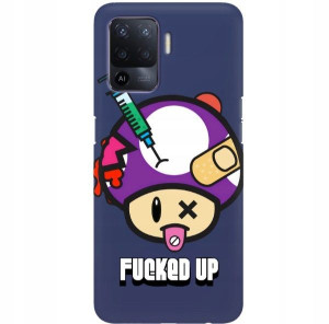 Etui Matowe Granat Do OPPO F19 PRO Bajkowe Wzory