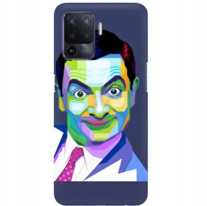 Etui Matowe Granat do OPPO RENO 5F Seriale Wzory