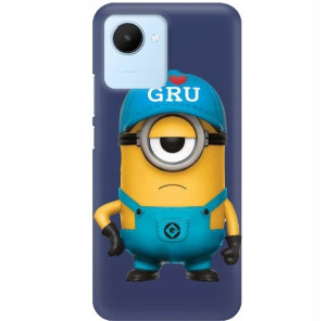 Etui Matowe Granat Do REALME C30 Bajkowe Top Wzory