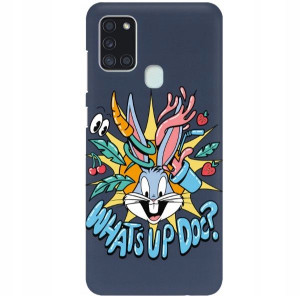 Etui Matowe Granat Do SAMSUNG A21s Bajkowe Wzory