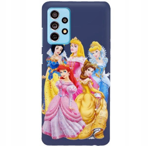 Etui Matowe Granat Do SAMSUNG A73 5G Bajkowe Wzory