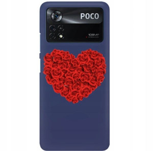 Etui Matowe Granat do XIAOMI POCO M4 PRO 4G Wzory
