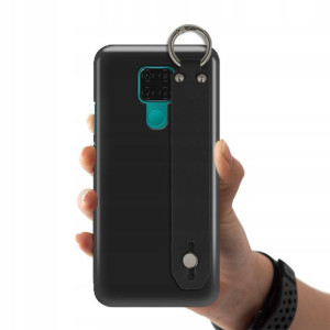 Etui Matowe Pasek Do HUAWEI MATE 30 LITE Czarny