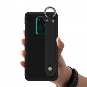 Etui Matowe Pasek Do XIAOMI REDMI NOTE 9 Czarny