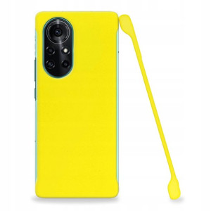Etui Matowe Plecki Do HUAWEI NOVA 8 Żółty Case