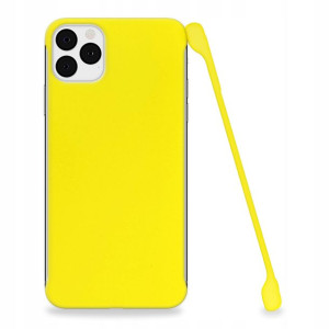 Etui Matowe Plecki Do IPHONE 11 PRO MAX Żółty