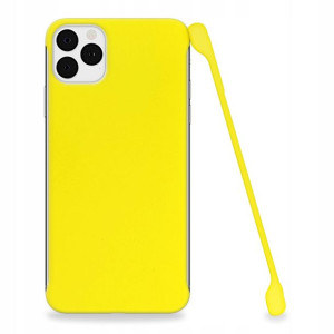 Etui Matowe Plecki Do IPHONE 11 PRO Żółty Case