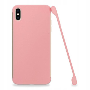 Etui Matowe Plecki Do IPHONE XS MAX Różowy Case