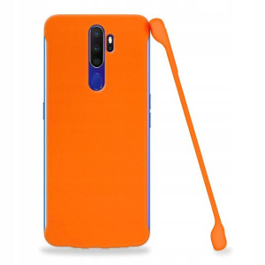 Etui Matowe Plecki Do OPPO A11 Pomarańczowy Case