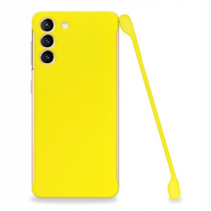 Etui Matowe Plecki Do SAMSUNG S21 5G Żółty Case