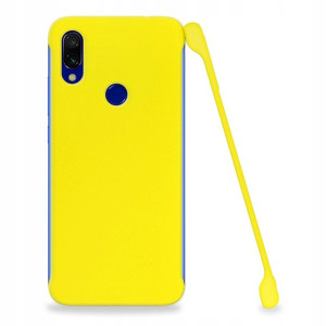 Etui Matowe Plecki Do XIAOMI REDMI 7 Żółty Case