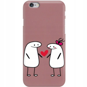 Etui Matowe Róż do IPHONE 6 Walentynki Love Wzory