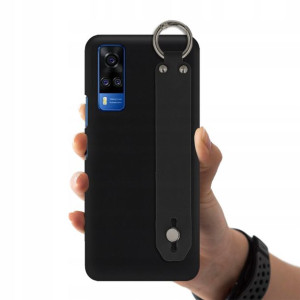Etui Matowe z Paskiem Do VIVO Y51A Czarny Case
