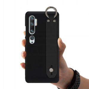 Etui Matowe z Paskiem Do XIAOMI MI NOTE 10 Czarny