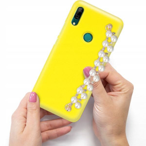 Etui Matowe Żółte Blink do HUAWEI P SMART Z Perły