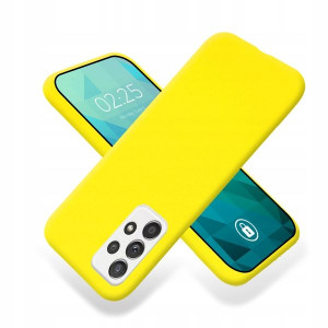 Etui Matowe Żółte do SAMSUNG A52 5G Case Ochronne