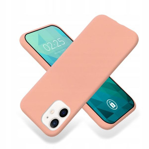 Etui Matowe Łososiowe do IPHONE 12 Ochronne Smooth