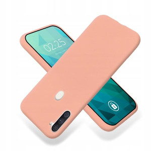 Etui Matowe Łososiowe do SAMSUNG A11 Ochronne Case