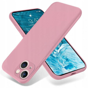 Etui Metallic Do Iphone 14 Ochronne Case Różowy