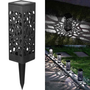Zestaw 8 X Lampa Solarna Ogrodowa Wbijana Ażurowa