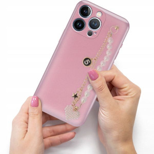 Etui Metallic Różowy Blink do IPHONE 13 PRO Perły