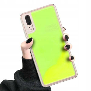 Etui Neon Sand Do Huawei P20 Ochronne Zielony
