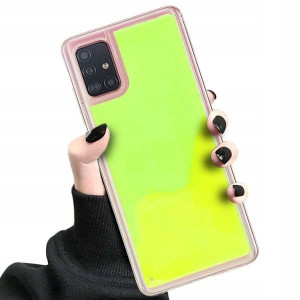 Etui Neon Sand Do Samsung A51 Ochronne Zielony