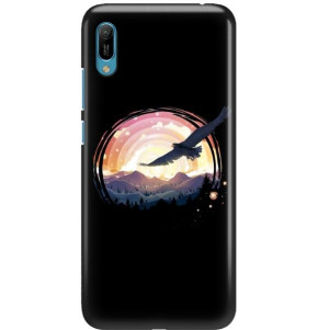 Etui Ochronne do HUAWEI Y6 2019 Dark Anime Wzory