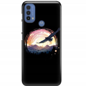 Etui Ochronne do MOTOROLA E40 Mroczne Anime Wzory
