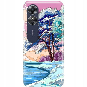 Etui Ochronne do OPPO A17 Mistyczne Natura Wzory