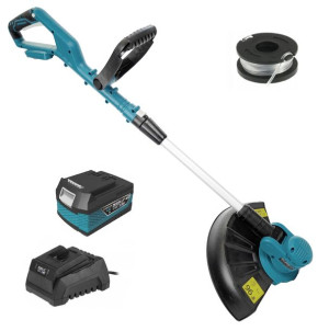 Dedra Zestaw Podkaszarka Akumulatorowa 30cm 18v Ded7090 Akumulator 4ah Ded7