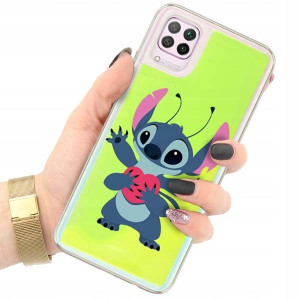 Etui Piasek Fluo Do Huawei P40 Lite Zielony Wzory