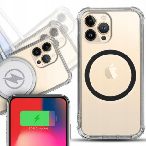 Etui Shock + Magsafe Czarny do IPHONE 13 PRO MAX