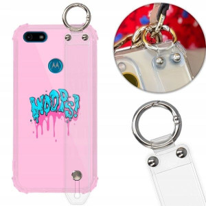 Etui Shock Pasek do MOTOROLA E6 PLAY Modne Wzory