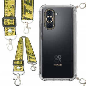 Etui Shock Smycz Żółta Do HUAWEI NOVA 10 Ochronne