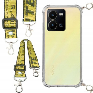 Etui Shock Smycz Żółta Do VIVO Y35 Ochronne Case