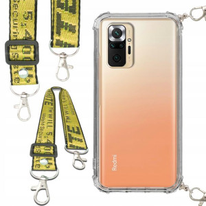 Etui Shock Smycz Żółta Do XIAOMI REDMI NOTE 10 PRO